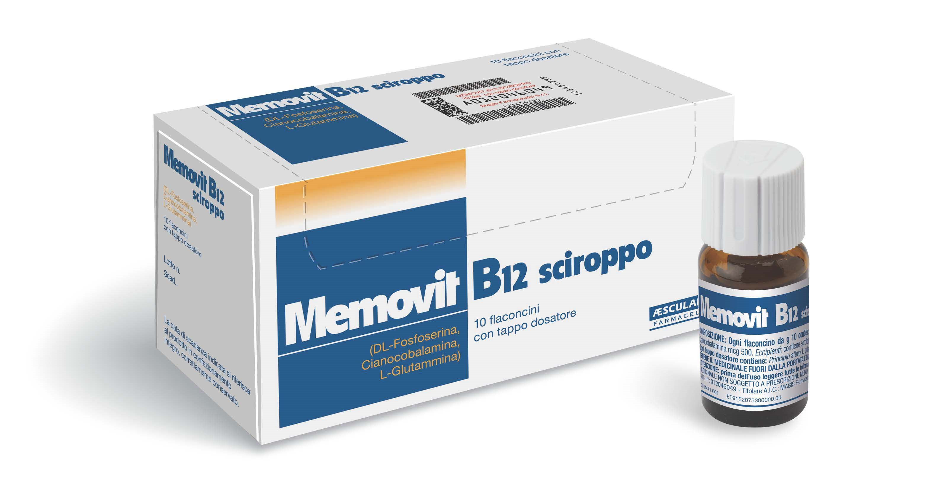 MEMOVIT B12*OS SCIR 10FL - farmasconti.eu