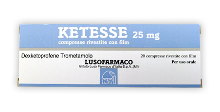 KETESSE*20CPR RIV 25MG - farmasconti.eu