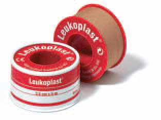 CEROTTO CHIRURGICO PER FISSAGGIO MEDICAZIONI IN ROCCHETTO LEUKOPLAST SUPPORTO VISCOSA COLOR PELLE MASSA ADESIVA CAUCCIU' OSSIDO DI ZINCO 2,5X500CM - farmasconti.eu