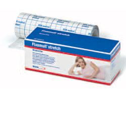 FASCIA AUTOADESIVA IPOALLERGENICA FISSAGGIO CATETERI FIXOMULL STRETCH. SUPPORTO IN POLIESTERE NON TESSUTO BIANCO, MASSA IN POLICARBONATO SENZA RESINE E GOMME NATURALI. 15X200CM - farmasconti.eu