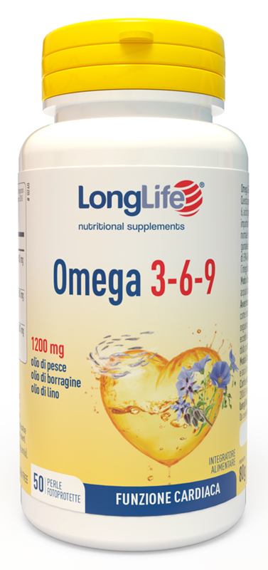 LONGLIFE OMEGA 3-6-9 50 PERLE FOTOPROTETTE - farmasconti.eu