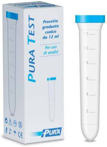 PROVETTA PER URINE PURA TEST GRADUATA CONICA 12 ML - farmasconti.eu