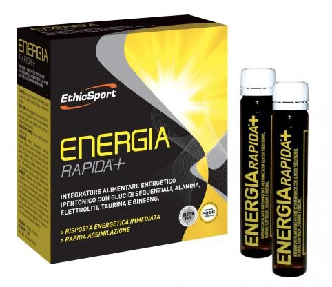 ETHICSPORT ENERGIA RAPIDA+ 10 FLACONCINI 25 ML - farmasconti.eu