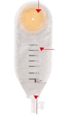 SACCA PER DRENAGGIO DELLE FERITE STERILE COLOPLAST CAPACITA' MIDI 300ML 10 PEZZI ARTICOLO 2215 - farmasconti.eu