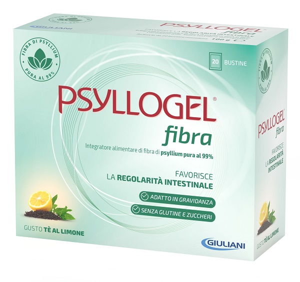 PSYLLOGEL FIBRA TE LIMONE 20 BUSTINE - farmasconti.eu