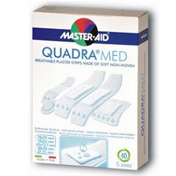 CEROTTO MASTER-AID QUADRA DERMOATTIVO FORMATI ASSORTITI 40 PEZZI - farmasconti.eu