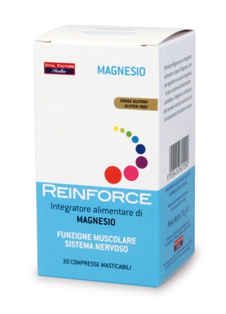 REINFORCE MAGNESIO 30 COMPRESSE MASTICABILI - farmasconti.eu