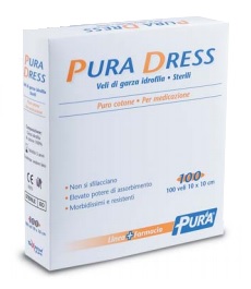 GARZA IDROFILA PURA DRESS 10X10CM 100 PEZZI - farmasconti.eu