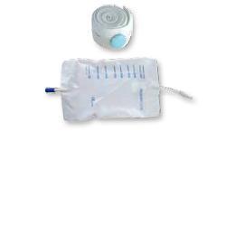 SACCA RACCOGLI URINA DA GAMBA PER INCONTINENZA IN PVC 750 ML TUBO RACCORDO DIRITTO 30 CM+RUBINETTO SCARICO+VALVOLA ANTIREFLUSSO+2 FASCE A BOTTONI 10 PEZZI - farmasconti.eu