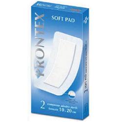 GARZA COMPRESSA PRONTEX SOFT PAD AUTOADESIVA 10X20CM 2 PEZZI - farmasconti.eu