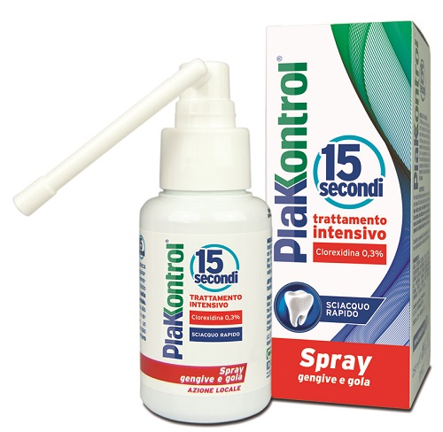PLAKKONTROL 15 SECONDI COLLUTORIO SPRAY 50 ML - farmasconti.eu