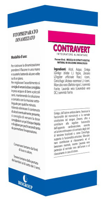 CONTRAVERT 50 ML SOLUZIONE IDROALCOLICA - farmasconti.eu