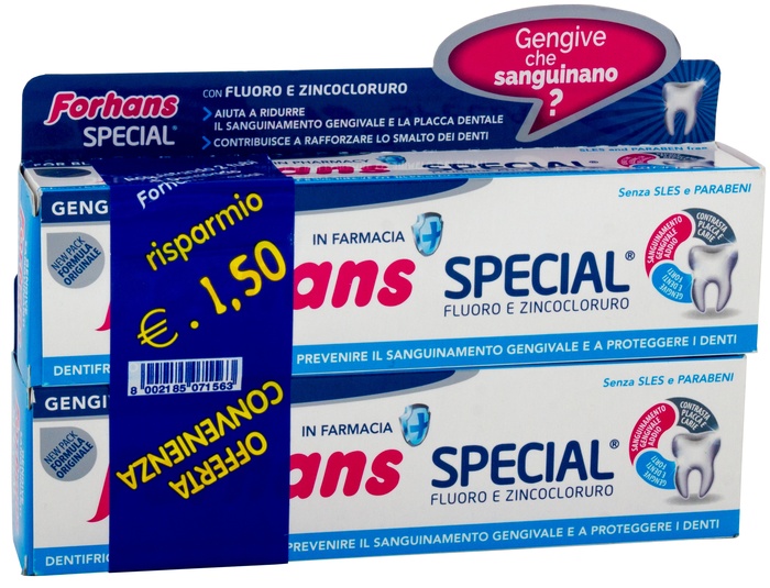 FORHANS SP DENTIF 2X75ML - farmasconti.eu