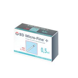 SIRINGA INSULINA BECTON DICKINSON 0,5 ML 100 UI AGO GAUGE 29 30 PEZZI - farmasconti.eu