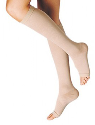GAMBALETTO TERAPEUTICO DUALSAN A COMPRESSIONE DECRESCENTE KKL1 PUNTA APERTA BEIGE UNISEX 4 1 PAIO - farmasconti.eu