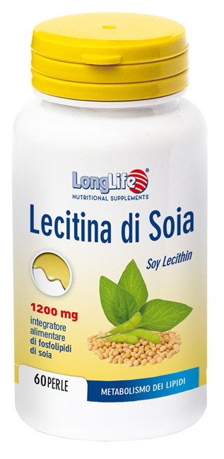 LONGLIFE LECITINA SOIA 60 PERLE DI GELATINA DA 1,7 G - farmasconti.eu