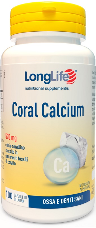 LONGLIFE CORAL CALCIUM 100 CAPSULE - farmasconti.eu