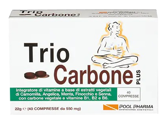 TRIOCARBONE PLUS 40 COMPRESSE - farmasconti.eu
