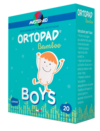 CEROTTO OCULARE PER ORTOTTICA ORTOPAD BOYS 5X6,7 CM 20 PEZZI - farmasconti.eu