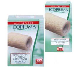 ICOPIUMA BENDA GARZA ELASTICA AUTOFISSANTE CM8X4MT - farmasconti.eu