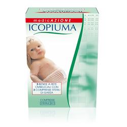 ICOPIUMA BENDA A COMPRESSIONE FISIOLOGICA RETE OMBELICALE CON GARZE STERILI 1 PEZZO - farmasconti.eu