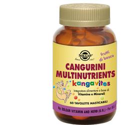 CANGURINI MULTINUTRIENTS FRUTTI BOSCO 60 COMPRESSE - farmasconti.eu