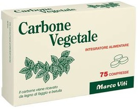 CARBONE VEGETALE 25 COMPRESSE - farmasconti.eu