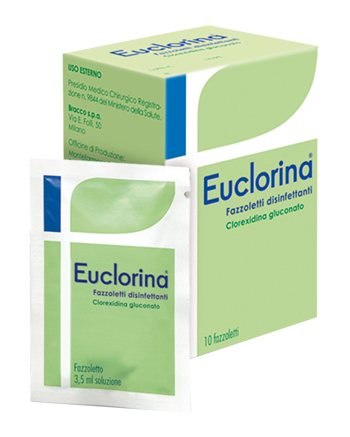 DISINFETTANTE FAZZOLETTO PER MEDICAZIONE EUCLORINA 10 PEZZI - farmasconti.eu