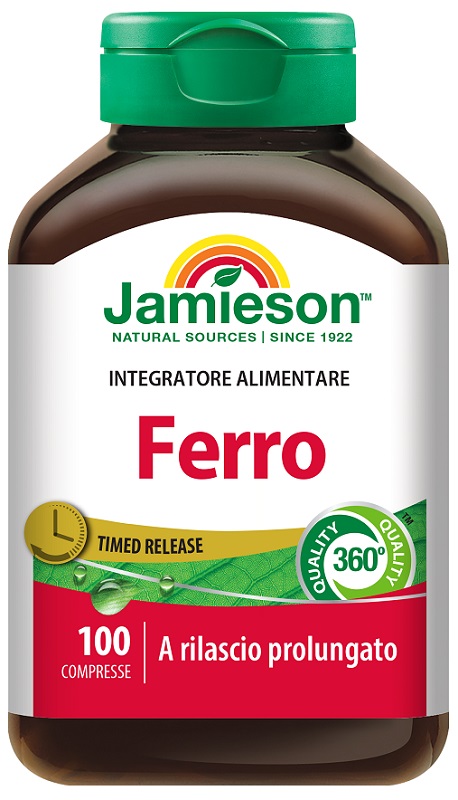 JAMIESON FERRO A RILASCIO PROLUNGATO 100 COMPRESSE - farmasconti.eu