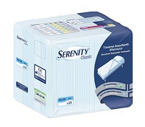 TRAVERSA SALVAMATERASSO PER INCONTINENZA SERENITY CLASSIC RIMBOCCABILE MISURA 80X180CM 30 PEZZI - farmasconti.eu