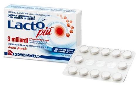 LACTO PIU 3 MILIARDI 12 COMPRESSE - farmasconti.eu