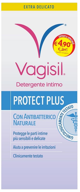 VAGISIL DETERGENTE INTIMO PROTECT PLUS 250 ML - farmasconti.eu