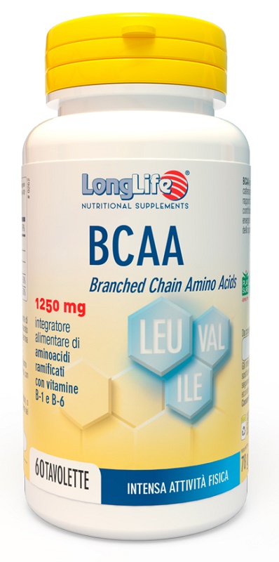 LONGLIFE BCAA 1250 MG 60 TAVOLETTE - farmasconti.eu