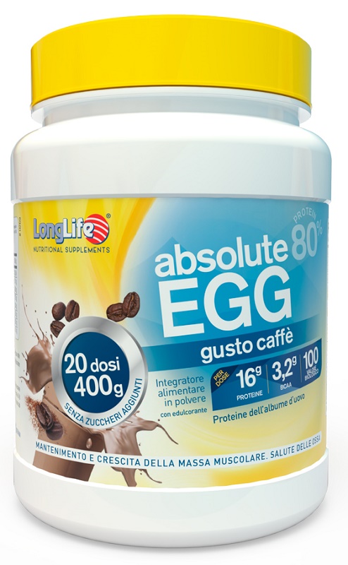LONGLIFE ABSOLUTE EGG CAFFE' 400 G - farmasconti.eu