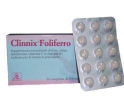 CLINNIX FOLIFERRO 30 COMPRESSE - farmasconti.eu