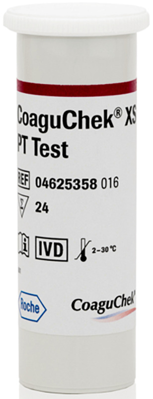 STRISCE REATTIVE PER DISPOSITIVO AUTODIAGNOSTICO COAGUCHEK XS PT TEST 24 PEZZI - farmasconti.eu