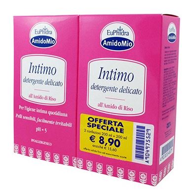 EUPHIDRA ABBINATA INTIMO DETERGENTE DELICATO 200 ML + 200 ML - farmasconti.eu