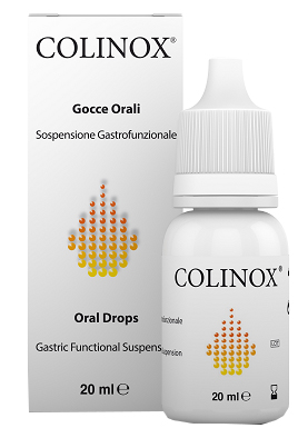 COLINOX SOSPENSIONE GASTROFUNZIONALE GOCCE OROSOLUBILI TRATTAMENTO METEORISMO AEROFAGIA COLICHE GASSOSE 20 ML - farmasconti.eu