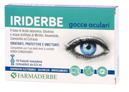 IRIDERBE GOCCE OCULARI MONODOSI 10 FLACONCINI DA 0,5ML - farmasconti.eu