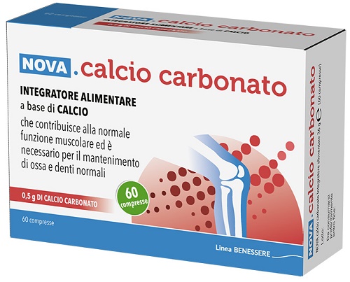 CALCIO CARBONATO 60 COMPRESSE DA 0,6 G - farmasconti.eu