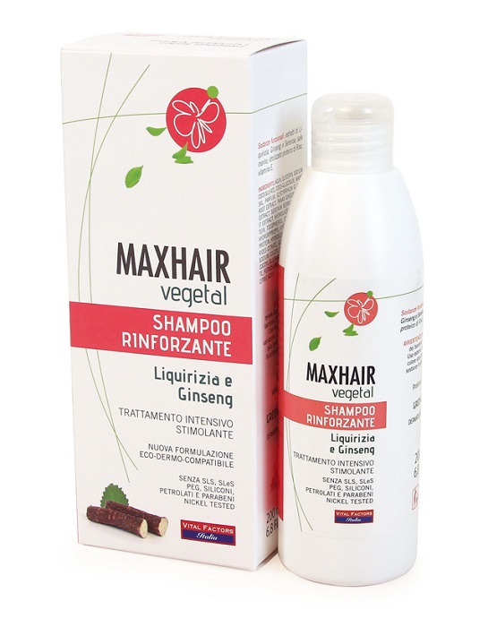 MAXHAIR VEGETAL SHAMPOO RINFORZANTE 200 ML - farmasconti.eu