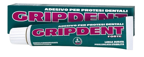 GRIPDENT FORTE ADESIVO PER PROTESI DENTARIA 40 G - farmasconti.eu