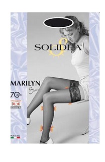 MARILYN 70 SHEER CALZA AUTOREGGENTE NERO 2 - farmasconti.eu