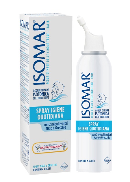 SOLUZIONE ACQUA DI MARE ISOMAR SPRAY IGIENE QUOTIDIANA 100 ML - farmasconti.eu