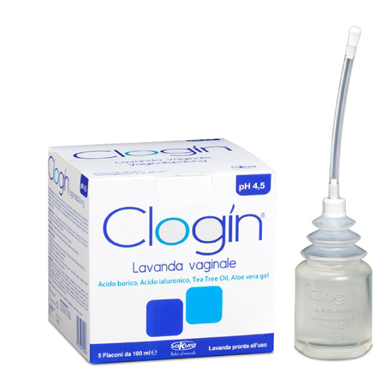 CLOGIN LAVANDA VAGINALE 5 FLACONI DA 100 ML + 5 CANNULE VAGINALI MONOUSO - farmasconti.eu