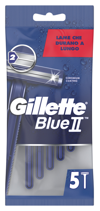 RASOIO GILLETTE BLUE II STANDARD 6 X 20 X 5 - farmasconti.eu