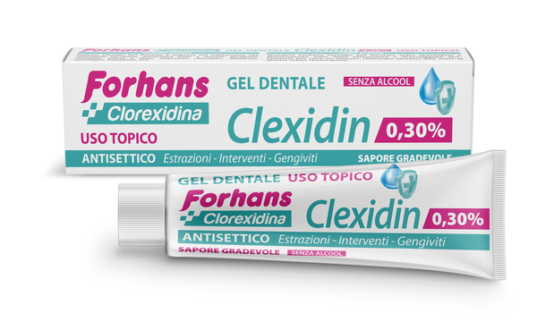 FORHANS CLEXIDIN COLLUTORIO IN GEL ALLA CLOREXIDINA 0,30% 30 - farmasconti.eu