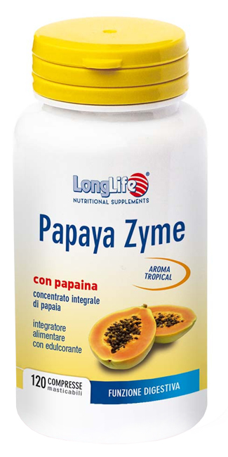 LONGLIFE PAPAYA ZYME 120 COMPRESSE MASTICABILI - farmasconti.eu