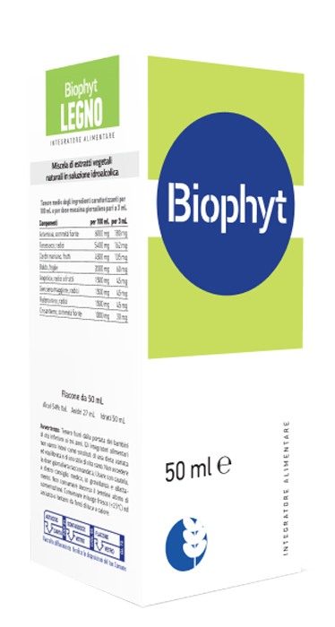 BIOPHYT LEGNO 50 ML SOLUZIONE IDROALCOLICA - farmasconti.eu