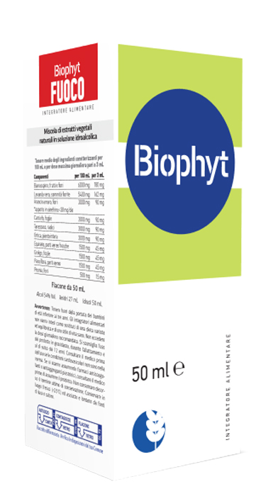 BIOPHYT FUOCO 50 ML SOLUZIONE IDROALCOLICA - farmasconti.eu